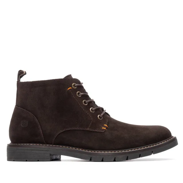 Carmela 16267602 bottine homme cuir marron zip