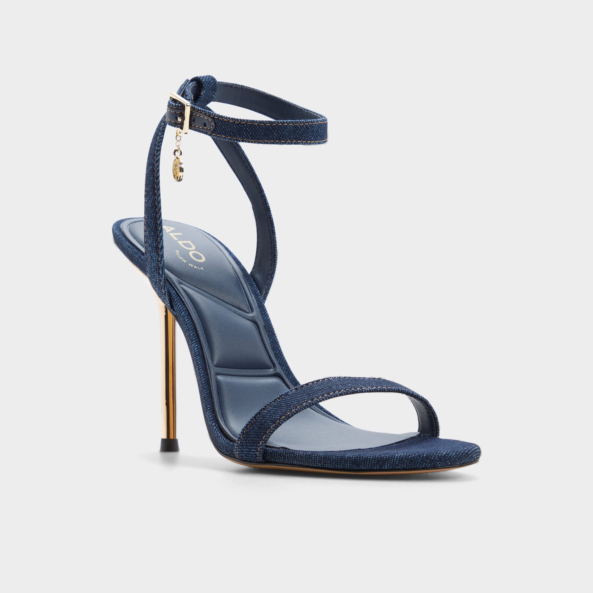 ALDO Maristou-xt bottines denim talon bleu