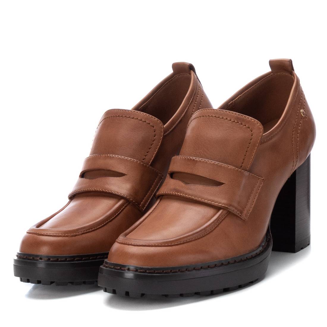 Carmela 16098302 mocassin marron cuir talon 7 cm