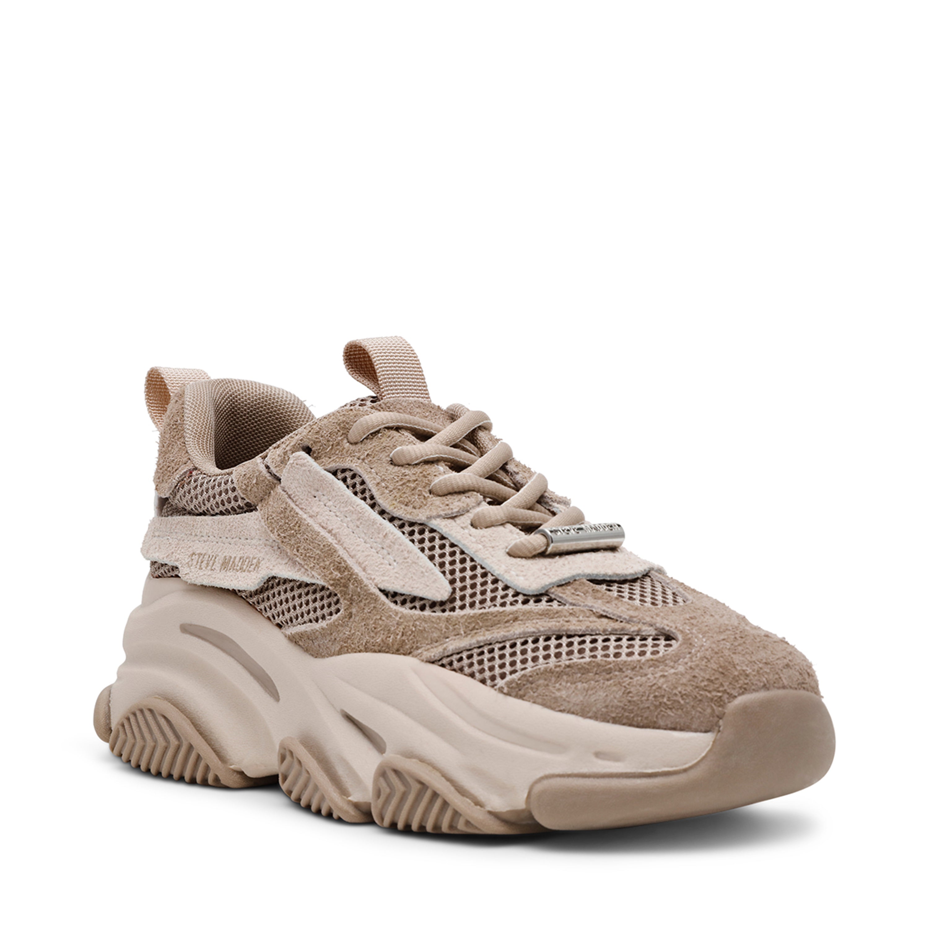 Steve Madden Possession-E baskets taupe daim