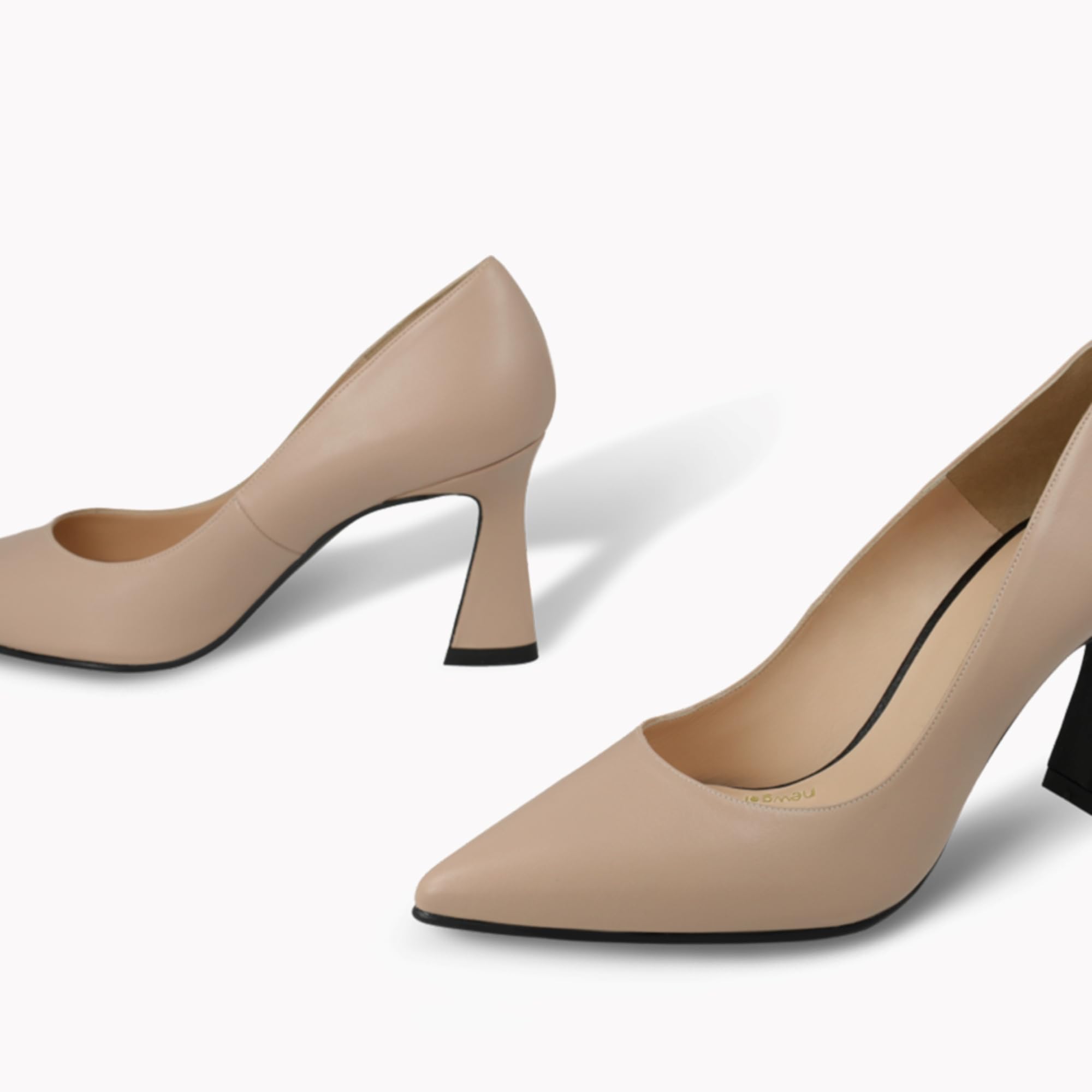 Lodi Roa escarpins roses cuir talon