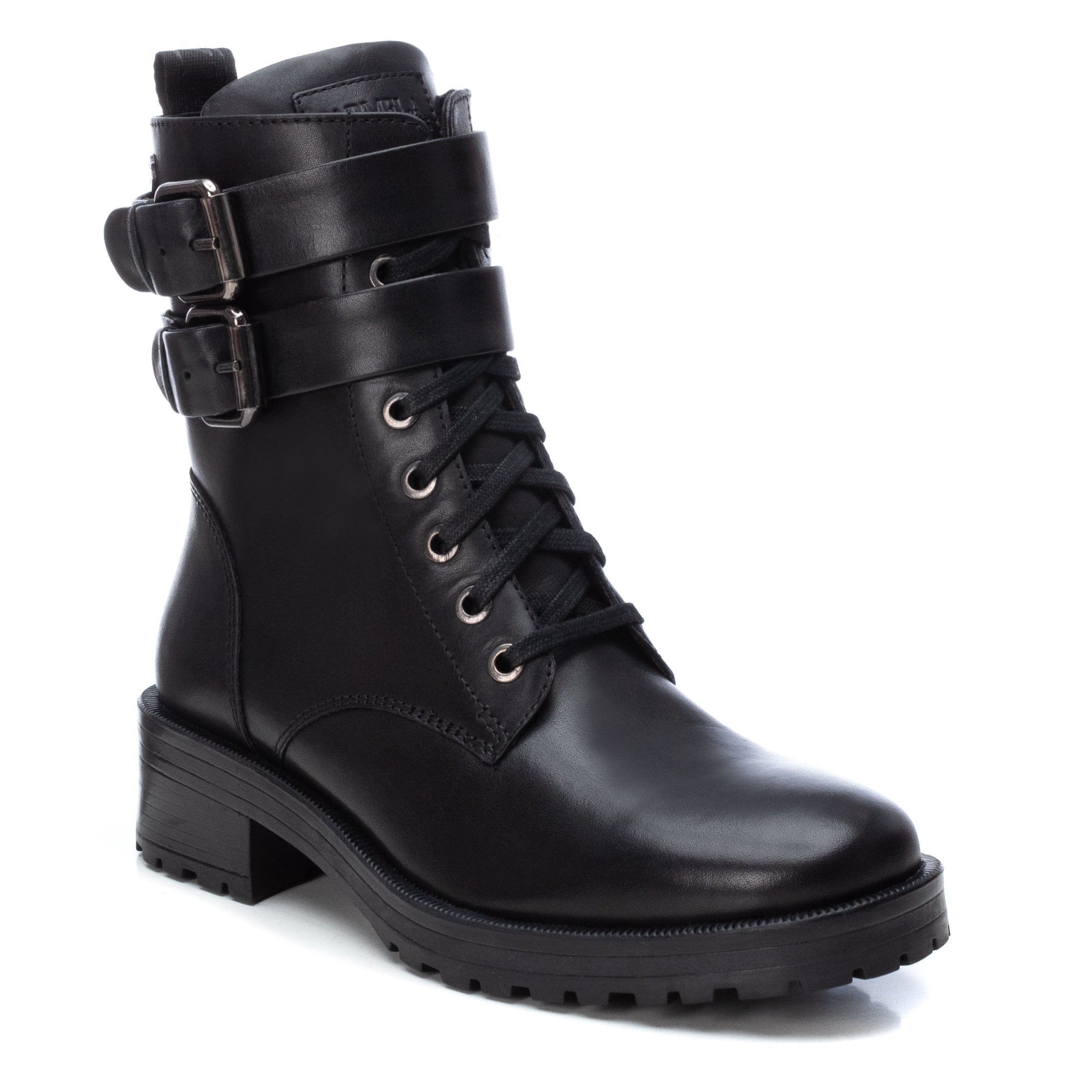 Carmela 16003901 bottines femme noir cuir véritable
