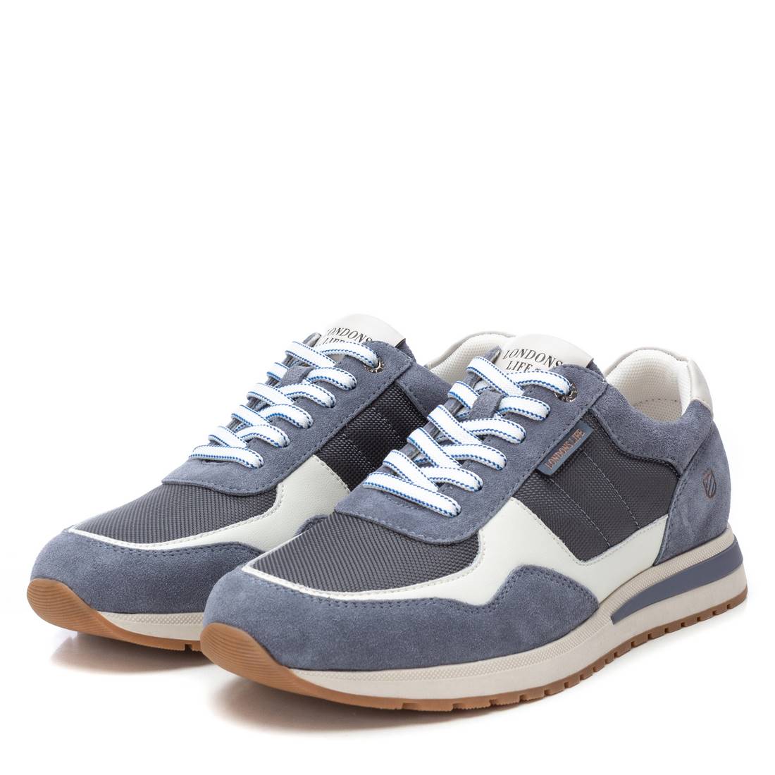 Carmela 16214903 chaussure homme bleu daim lacets