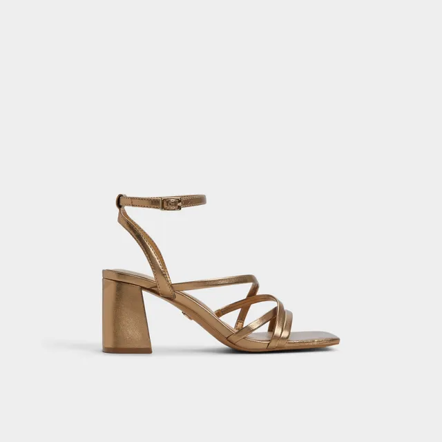 ALDO Esther sandales dorées femme talon bloc