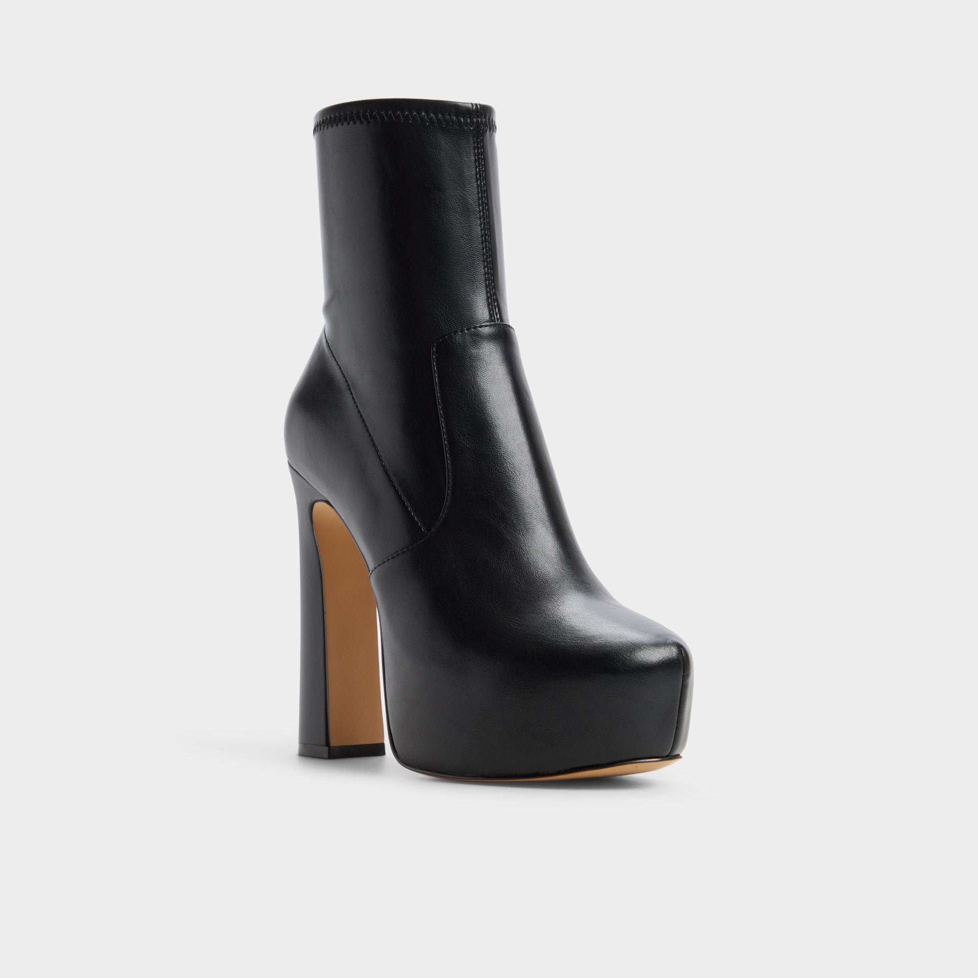 ALDO Atalie bottines noires talon carré