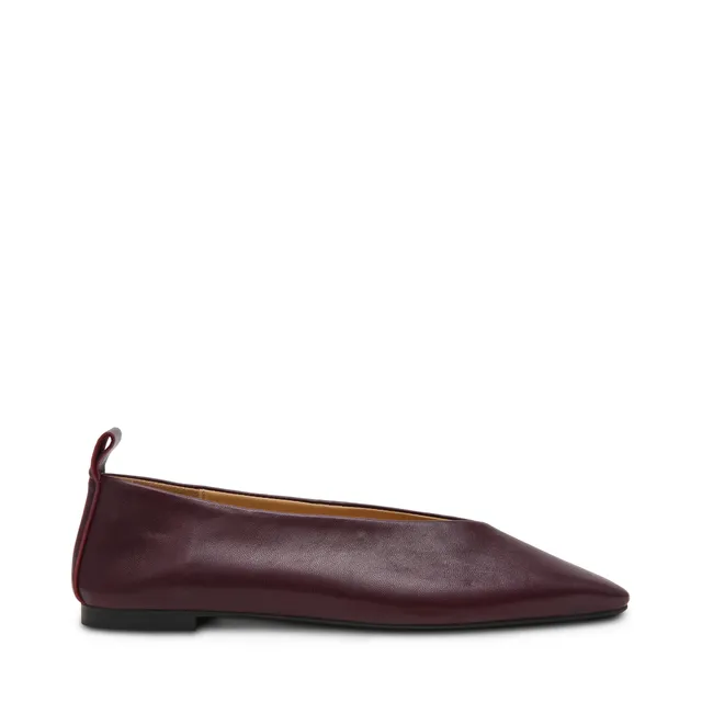 Steve Madden Swanky ballerine prune cuir véritable