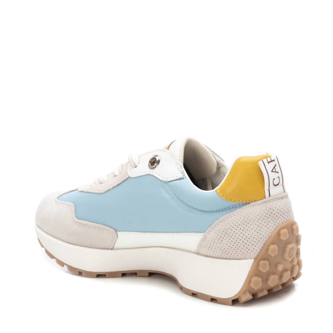 Carmela 16066404 basket bleue pastel cuir