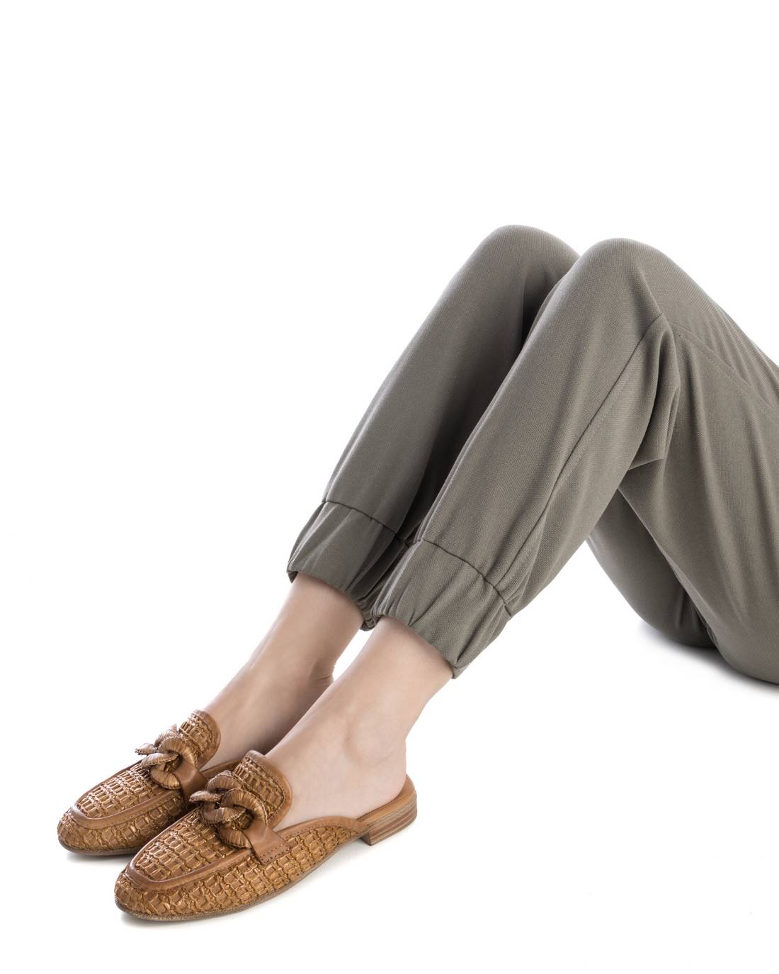 Carmela 16231101 Sabot camel ajouré talon bas