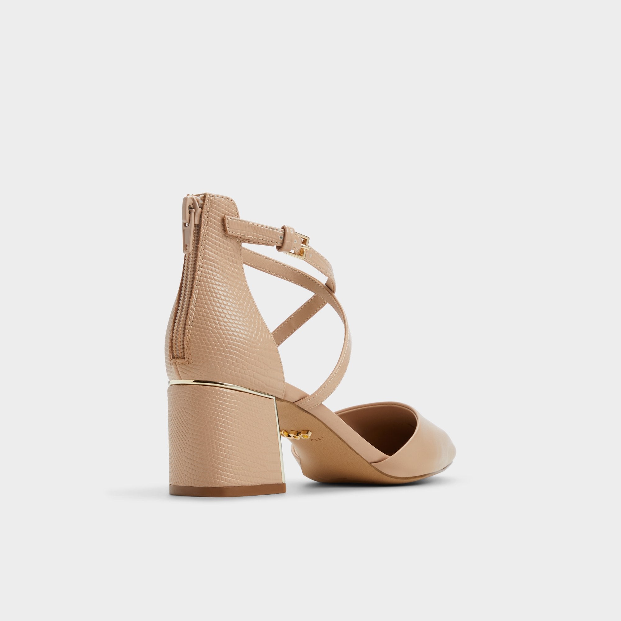ALDO Grarwen escarpins talon bloc beige