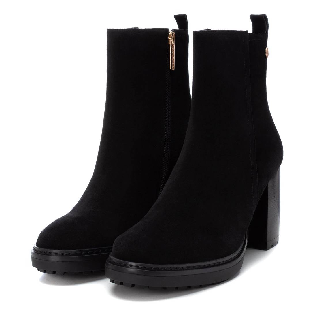 Carmela 16110801 bottines cuir noir talon 8 cm
