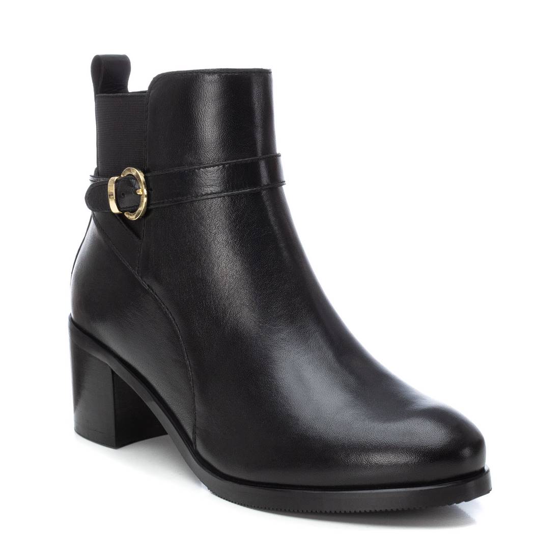 Carmela 16201902 bottines cuir noir talon 6 cm