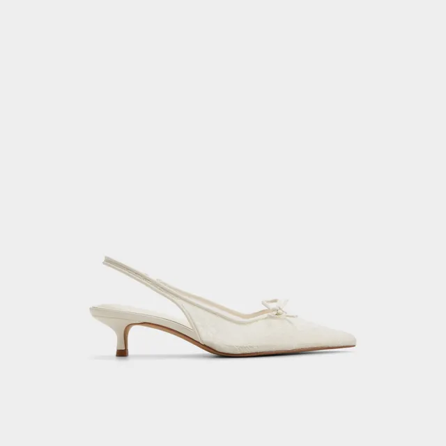 ALDO Azaro bottines blanches petit talon