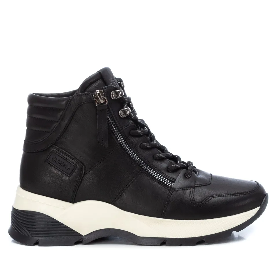 Carmela 16022101 bottine sport femme noire cuir