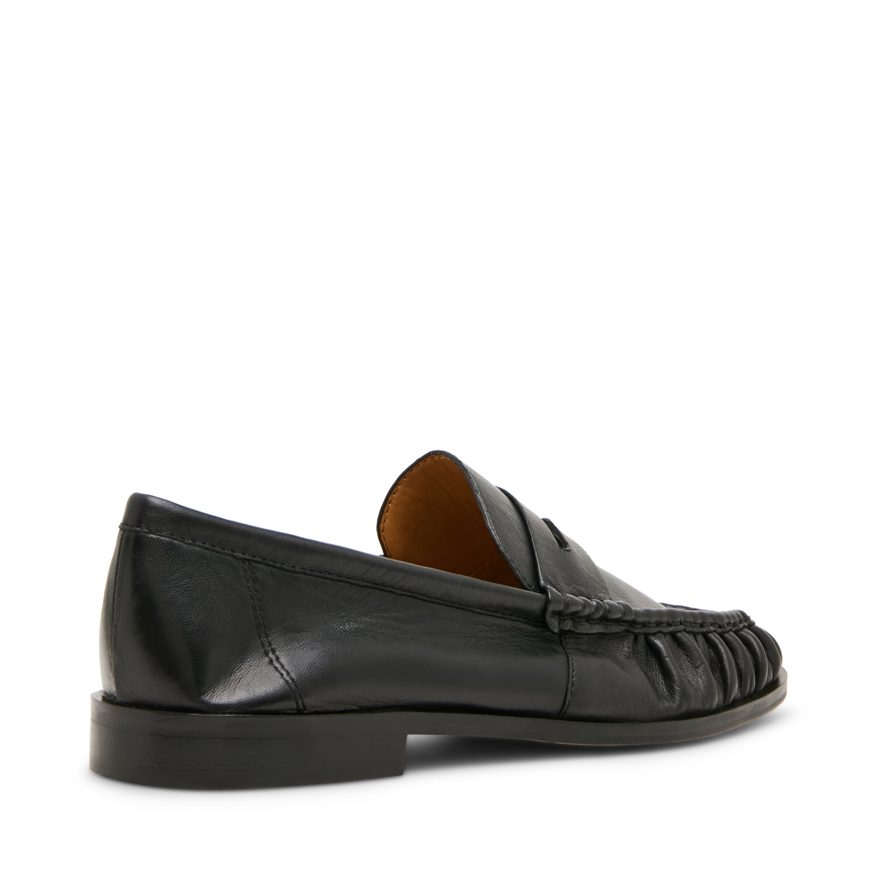 Steve Madden Quincey mocassins cuir noir homme slip-on