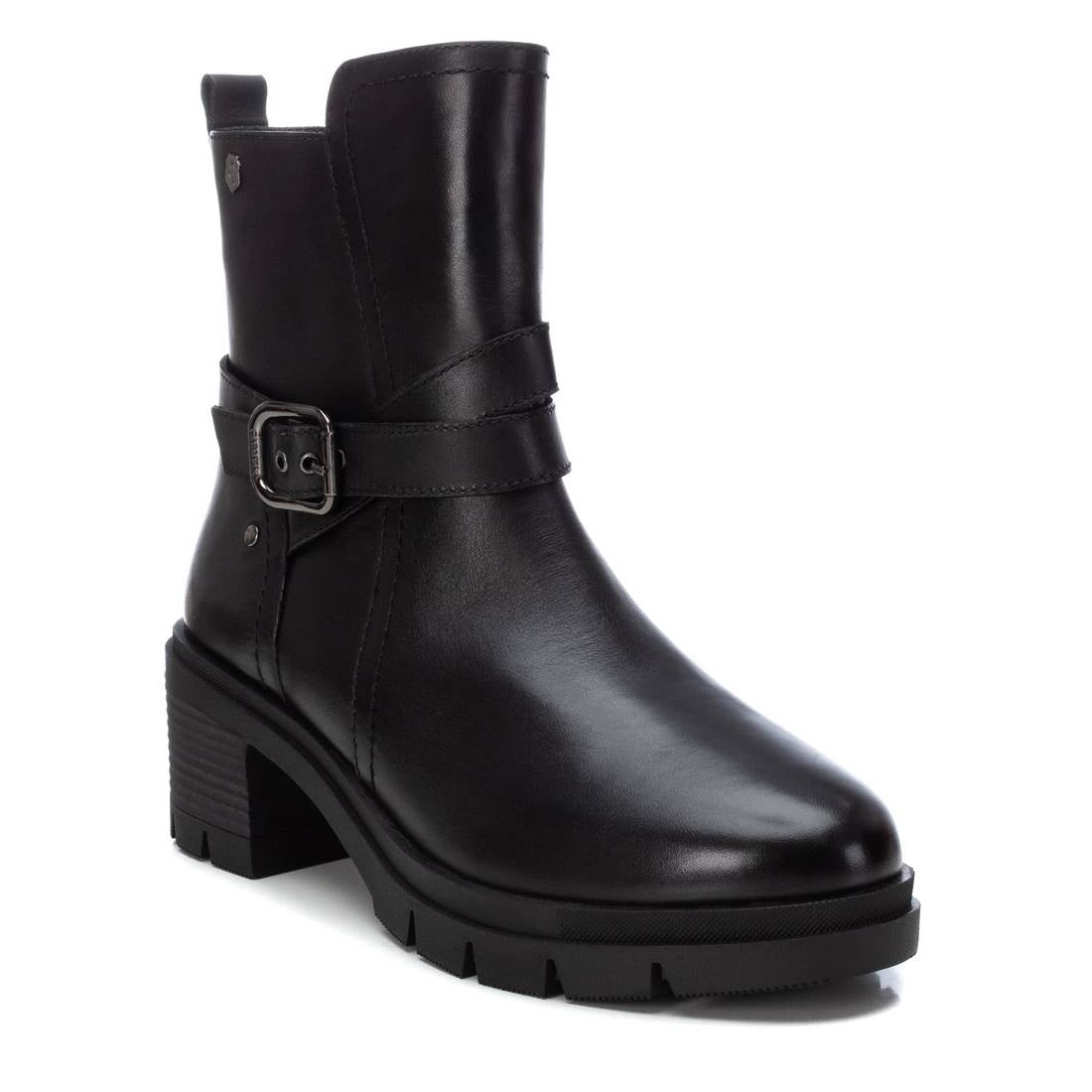 Carmela 16197302 bottines cuir noir talon 7 cm