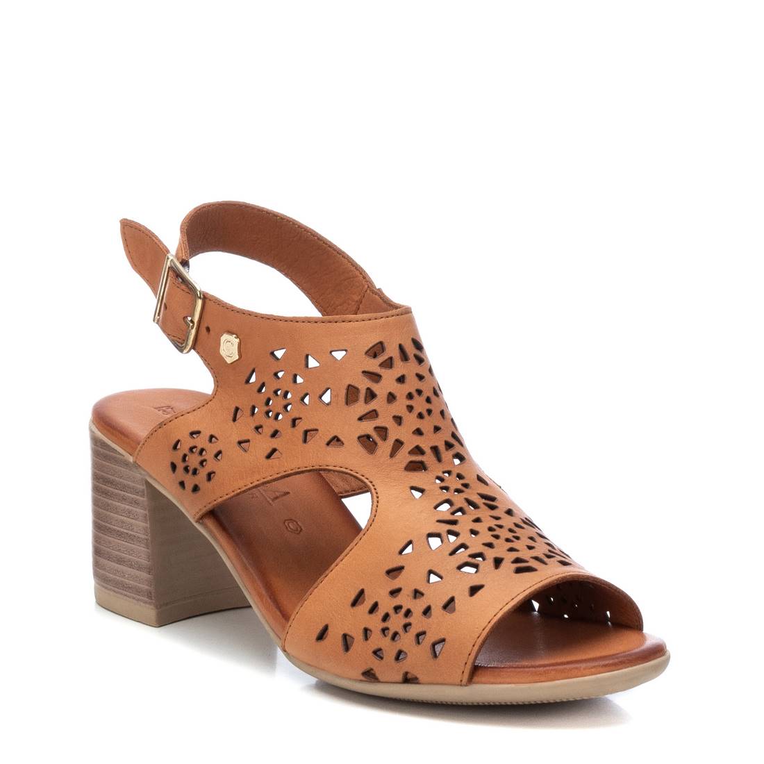 Carmela 16083903 sandale cuir marron talon 8 cm