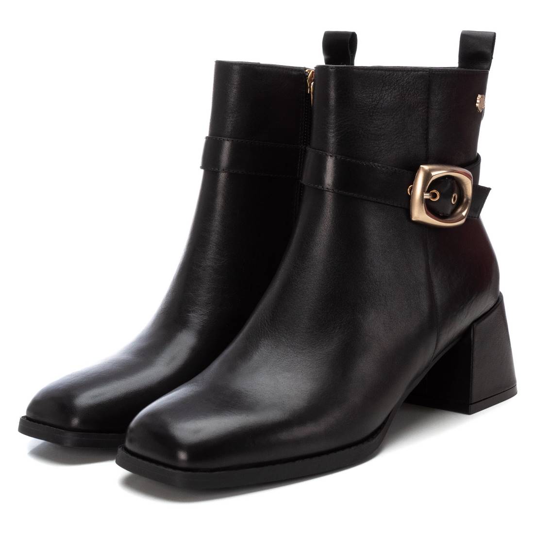 Carmela 16195101 bottine noire cuir talon 6 cm