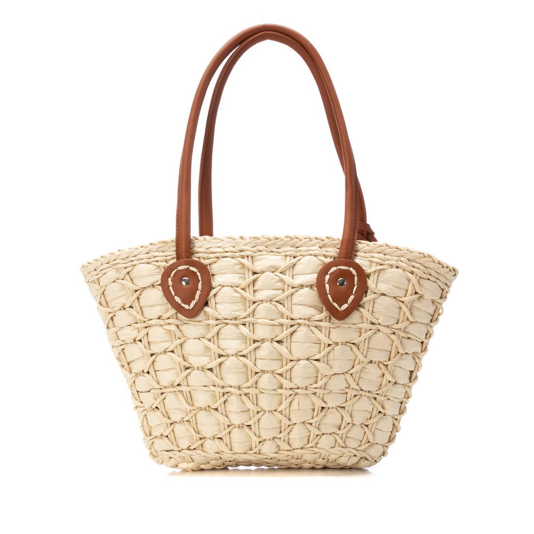 Carmela 18609802 sac femme rafia marron 40 cm