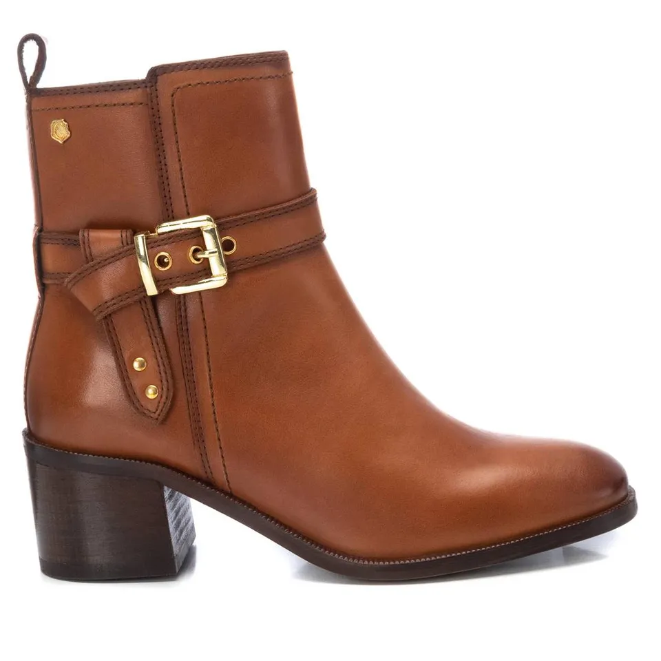 Carmela 16173502 bottine marron cuir zip
