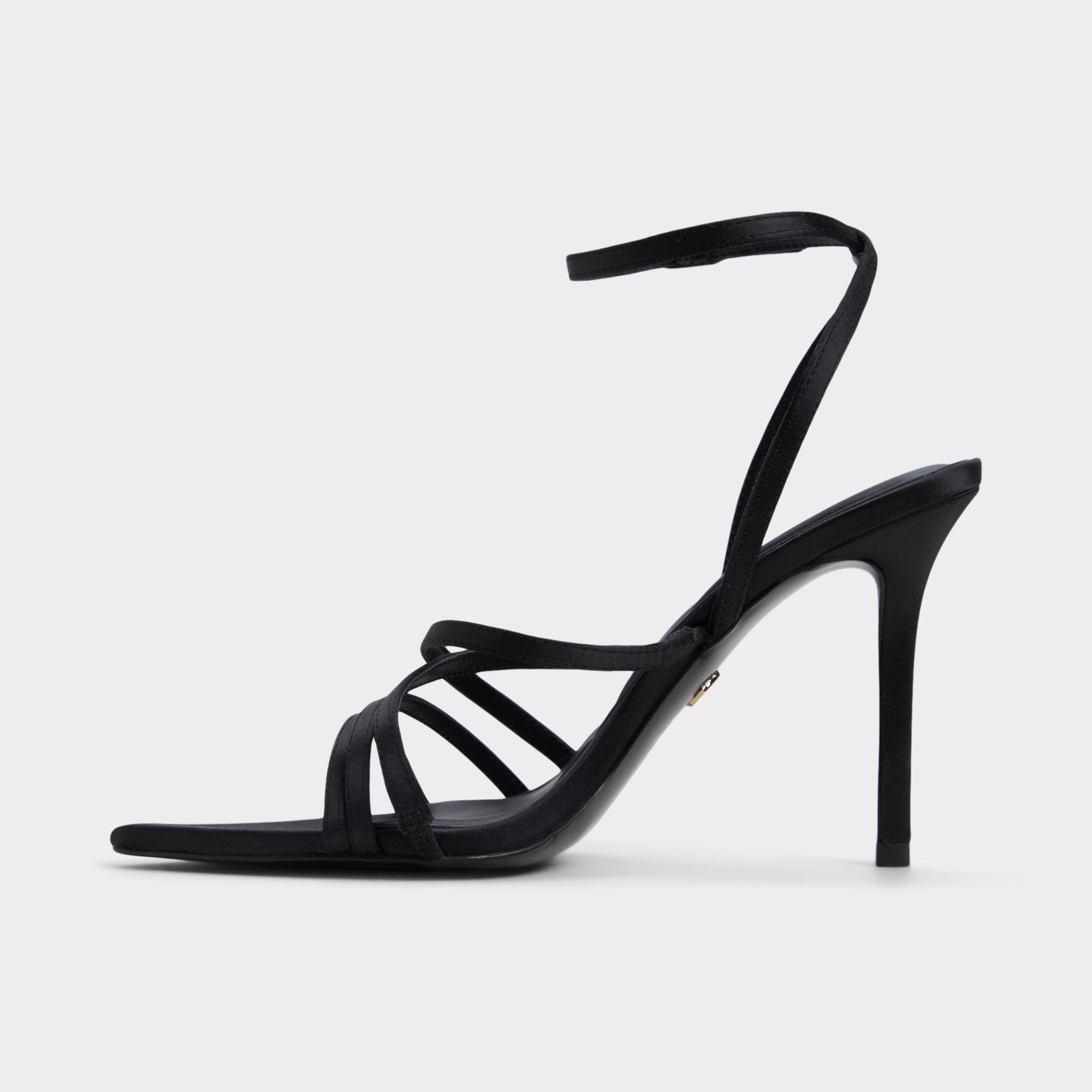 ALDO Solania sandales à talon noir satin