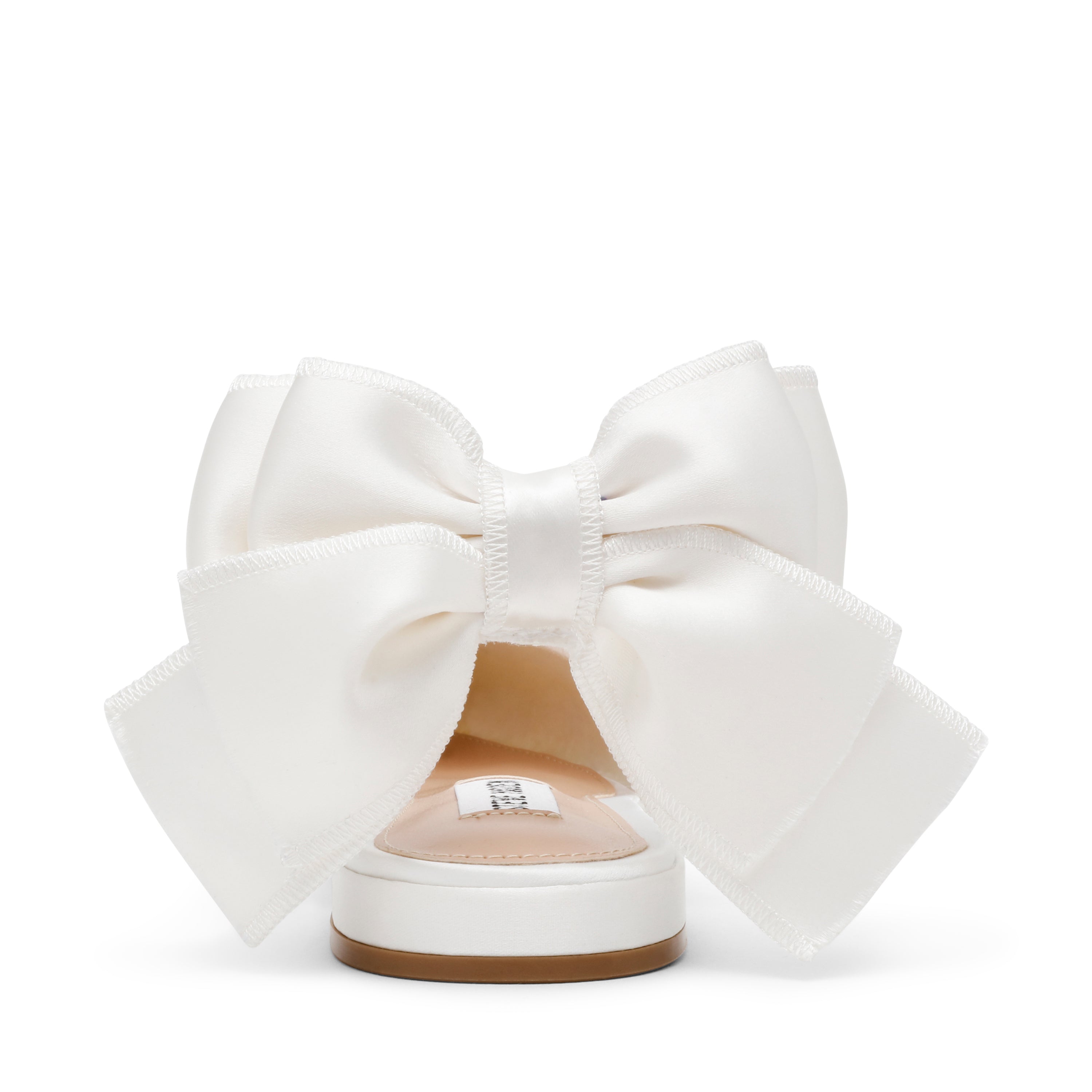 Steve Madden Synthia ballerine satin ivoire bride