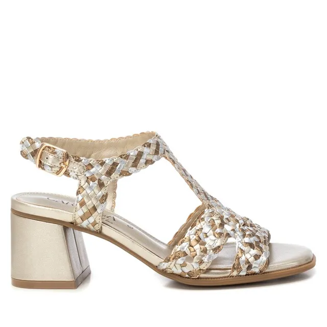 Carmela 16219001 sandale cuir doré talon 6 cm