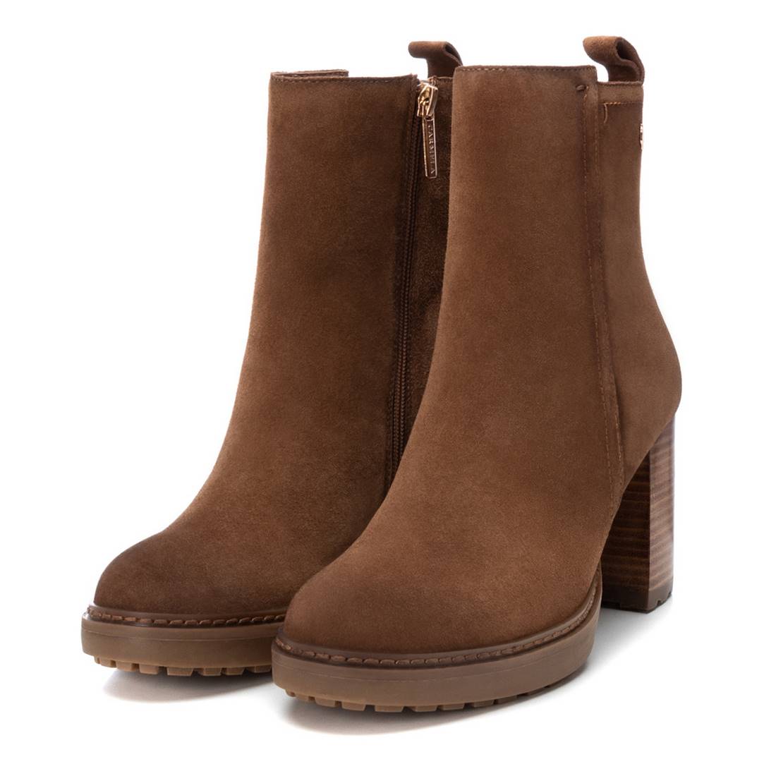 Carmela 16110803 bottine cuir marron talon 8 cm