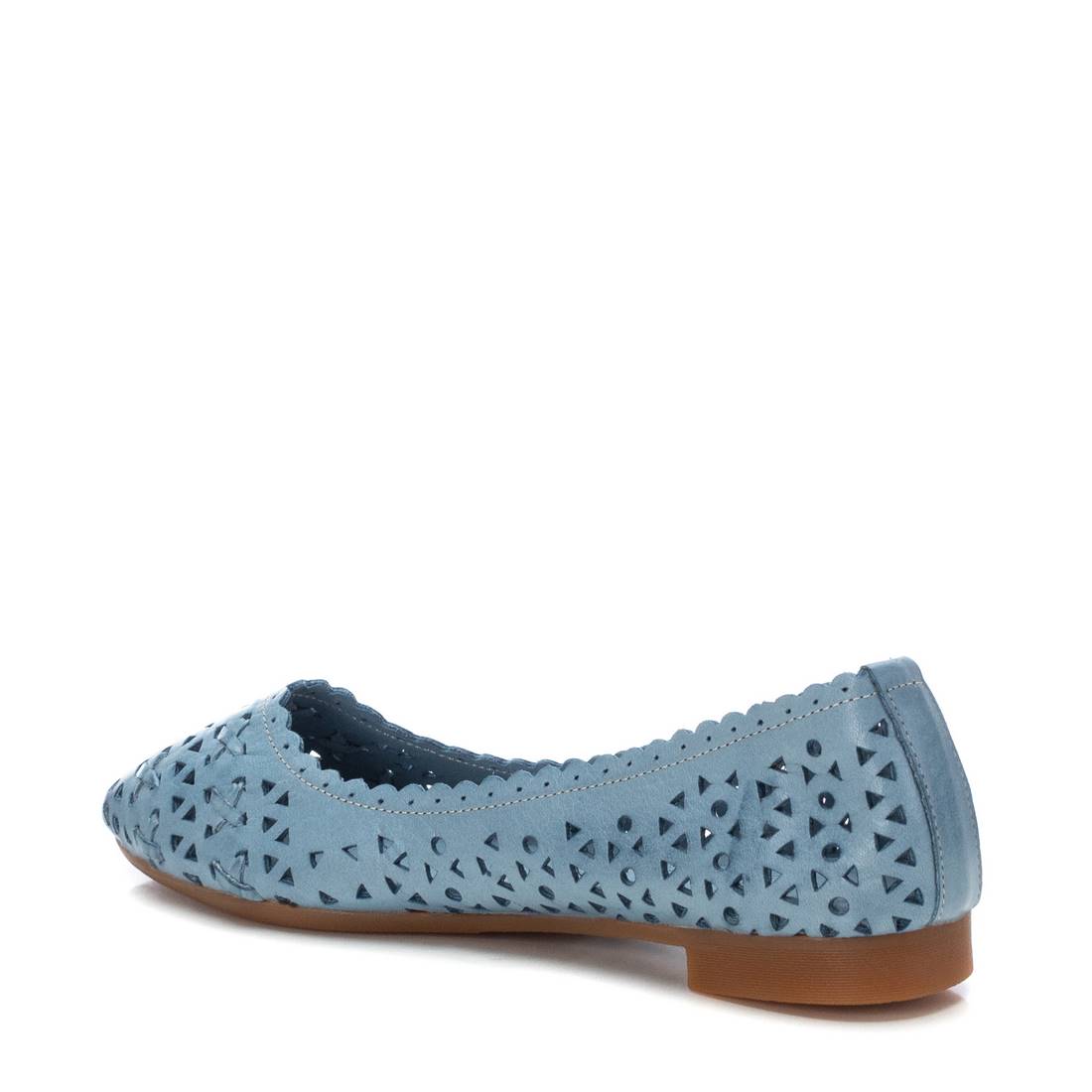 Carmela 16067304 ballerines cuir bleu ajouré