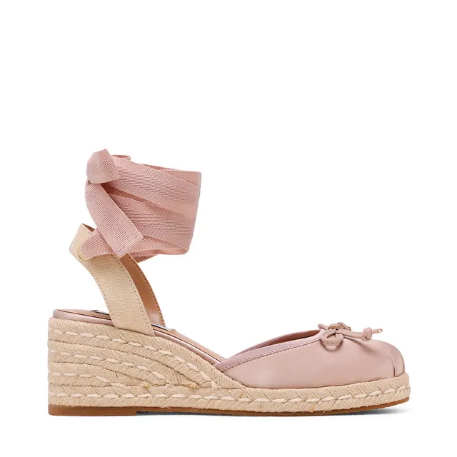 Steve Madden Tarina sandale compensée satin rose