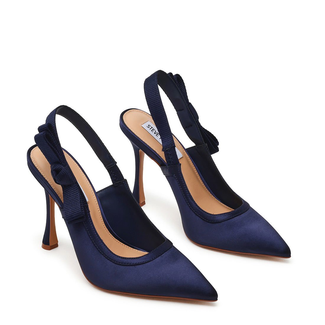 Steve Madden Brylie escarpin satin bleu marine