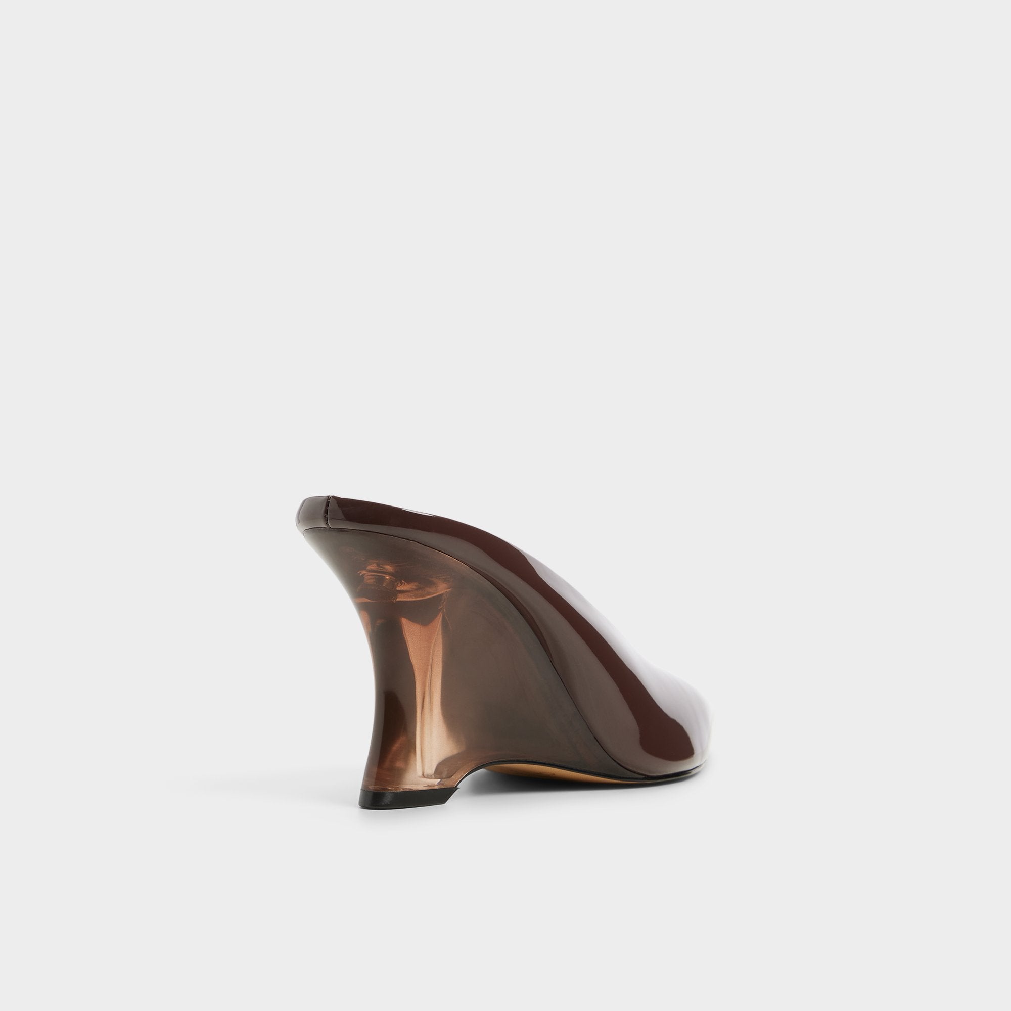 Aldo Teala bottines compensées marron soirée