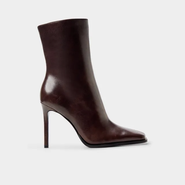ALDO Nara bottines cuir marron talon