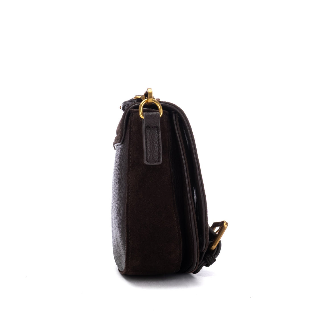Carmela 18624001 sac bandoulière marron clouté