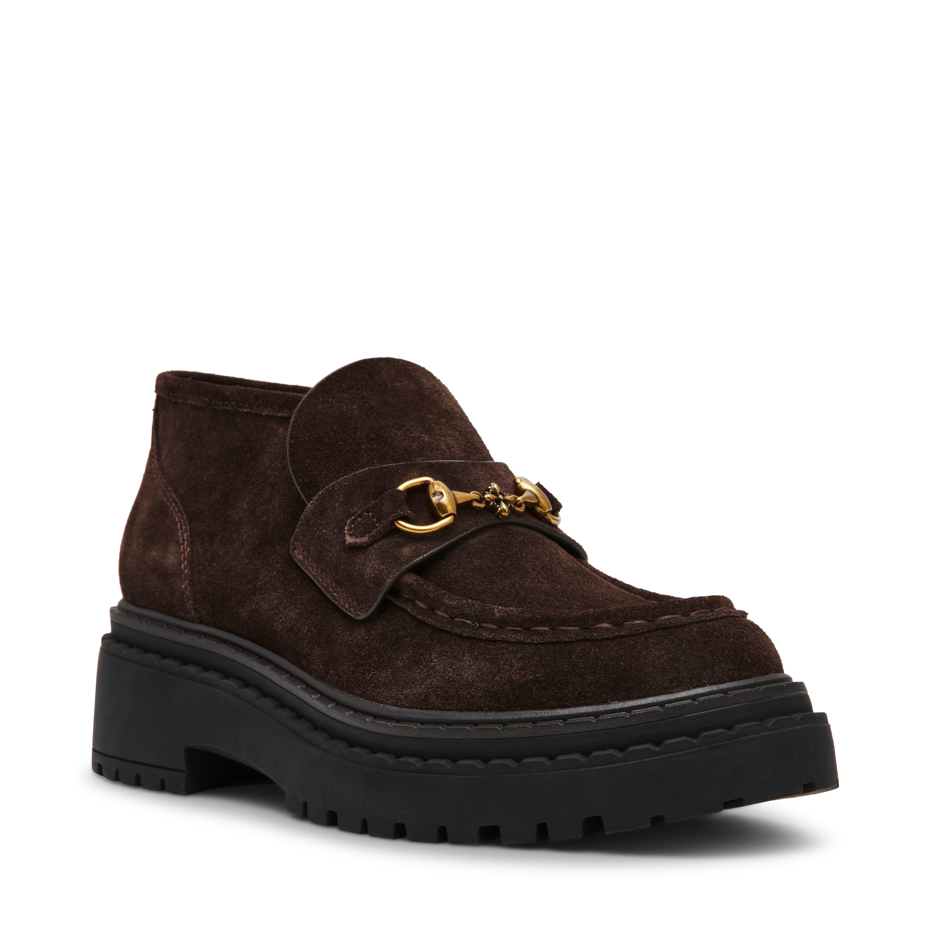 Steve Madden Pippa ballerines marron daim 2 cm