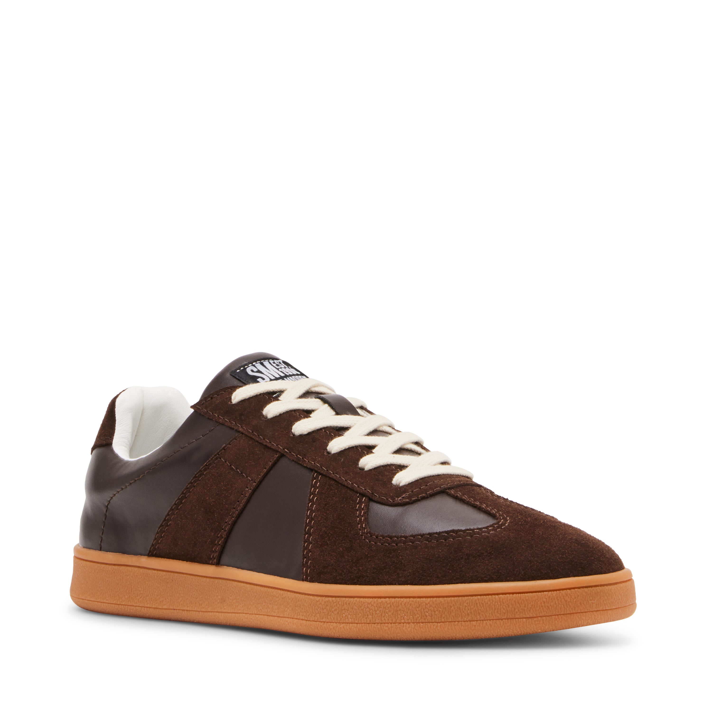 Steve Madden Waltor baskets homme marron cuir 3 cm