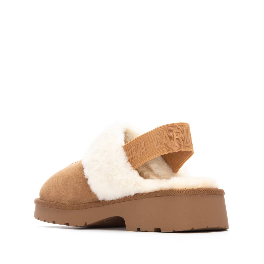 Carmela 16262901 chaussures fourrées camel suède