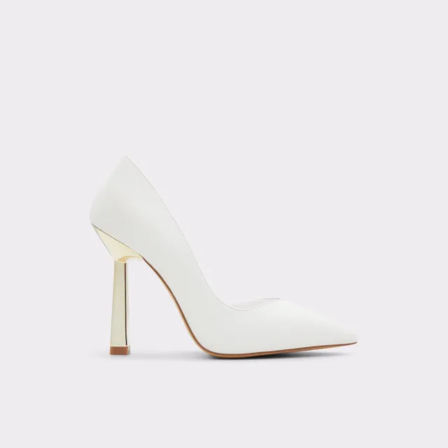 ALDO Paisley escarpins talon aiguille blanc