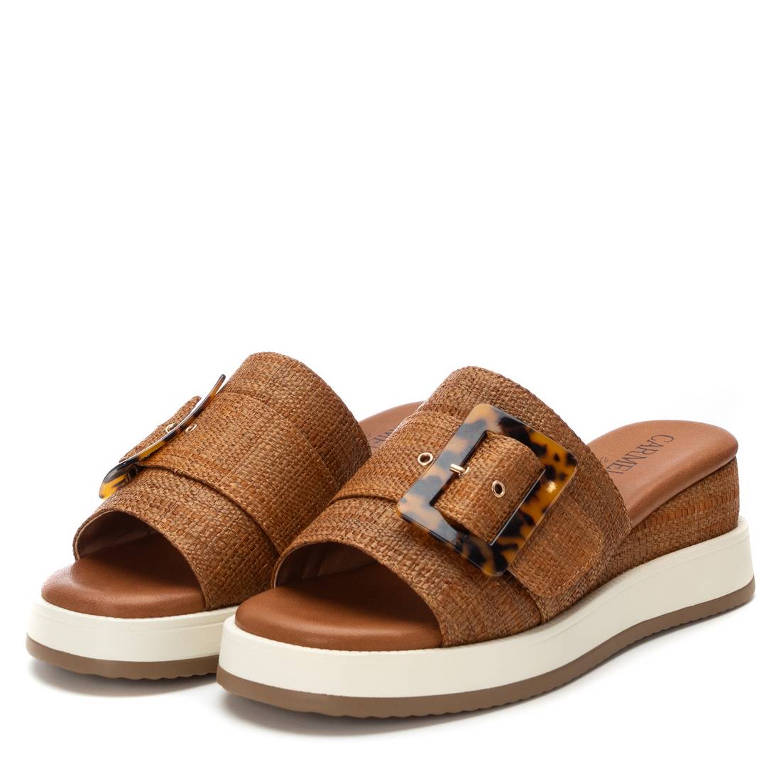 Carmela 16222802 sandale compensee camel 6 cm