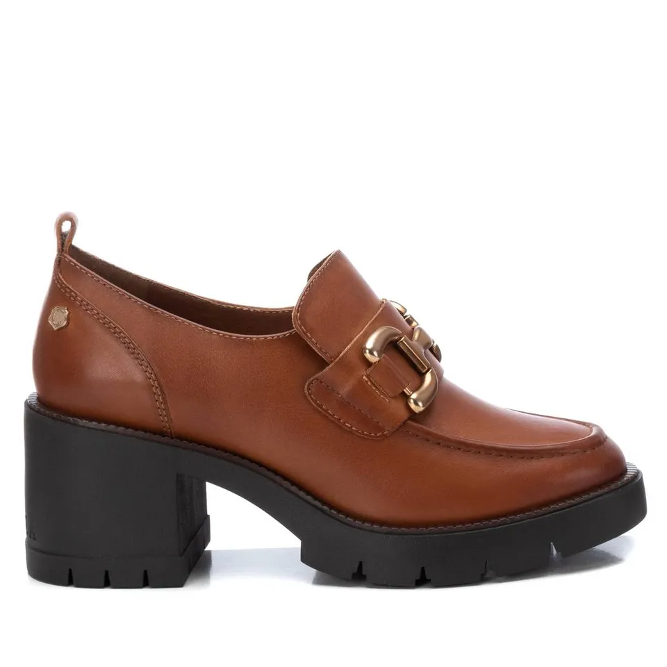 Carmela 16189902 mocassin marron cuir talon 7 cm