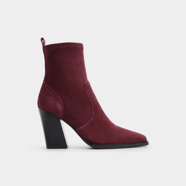 ALDO Ganinio bottines suède bordeaux