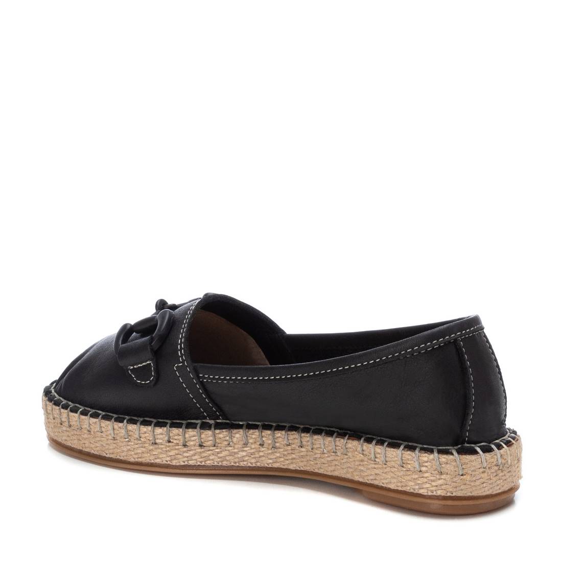 Carmela 160506 16050606 espadrilles noires cuir jute
