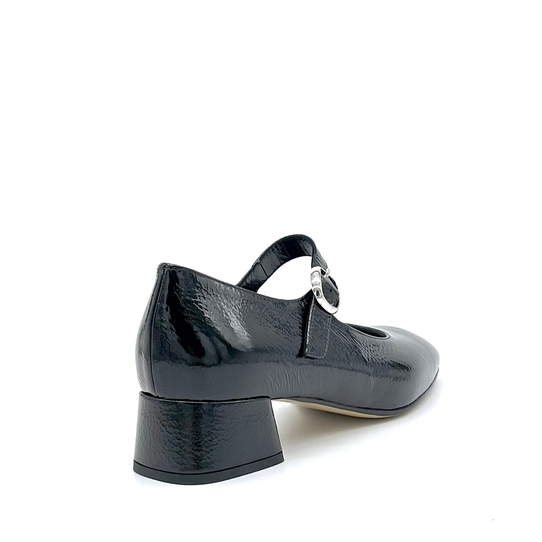 ELATA 55527 mary jane vernis noir talon 3,5 cm