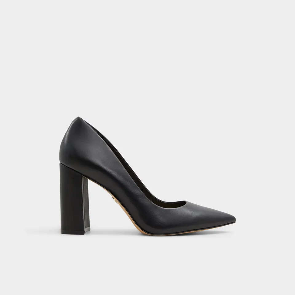 ALDO Javabriryn escarpins cuir noir talon bloc