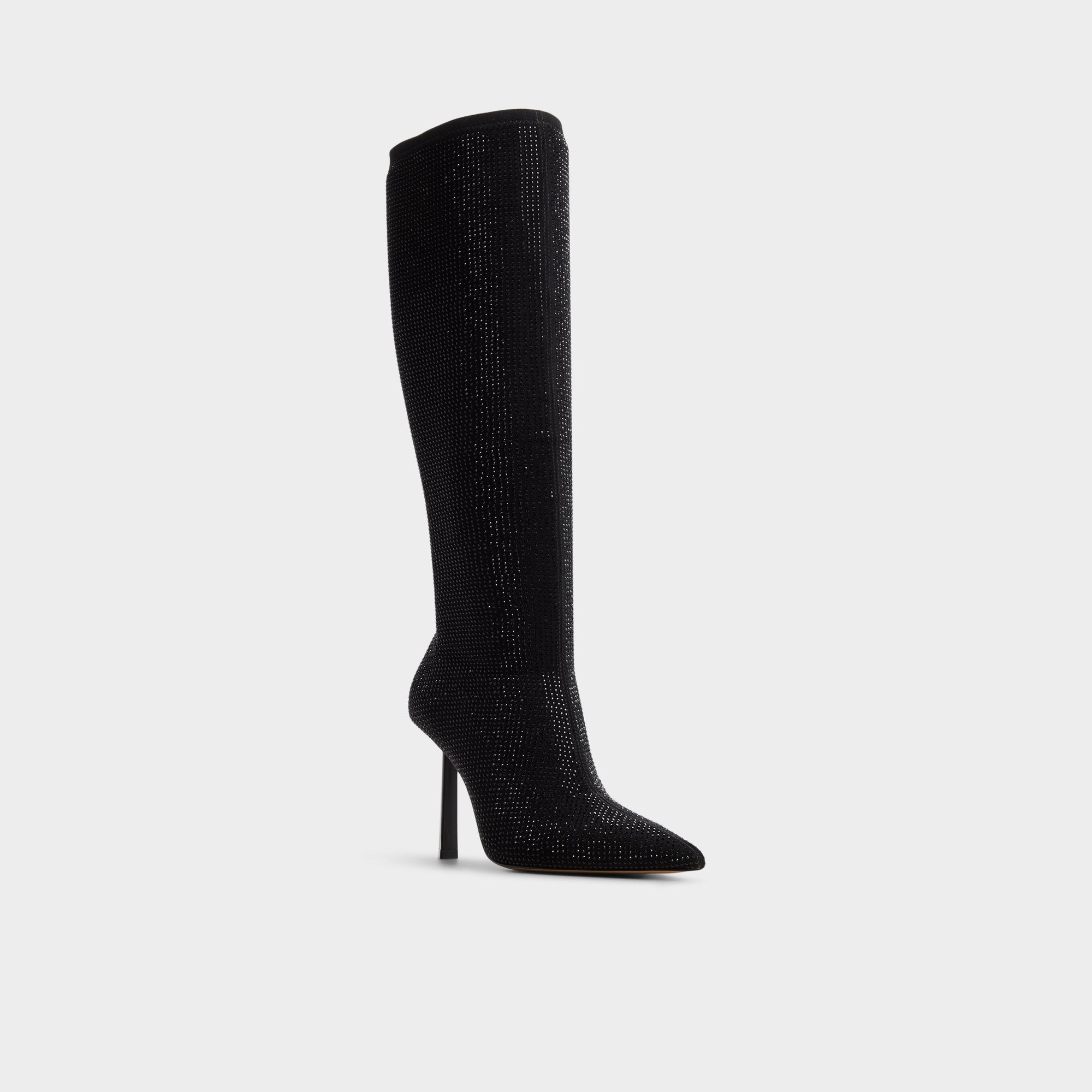ALDO Innez bottes hautes noires strass talon