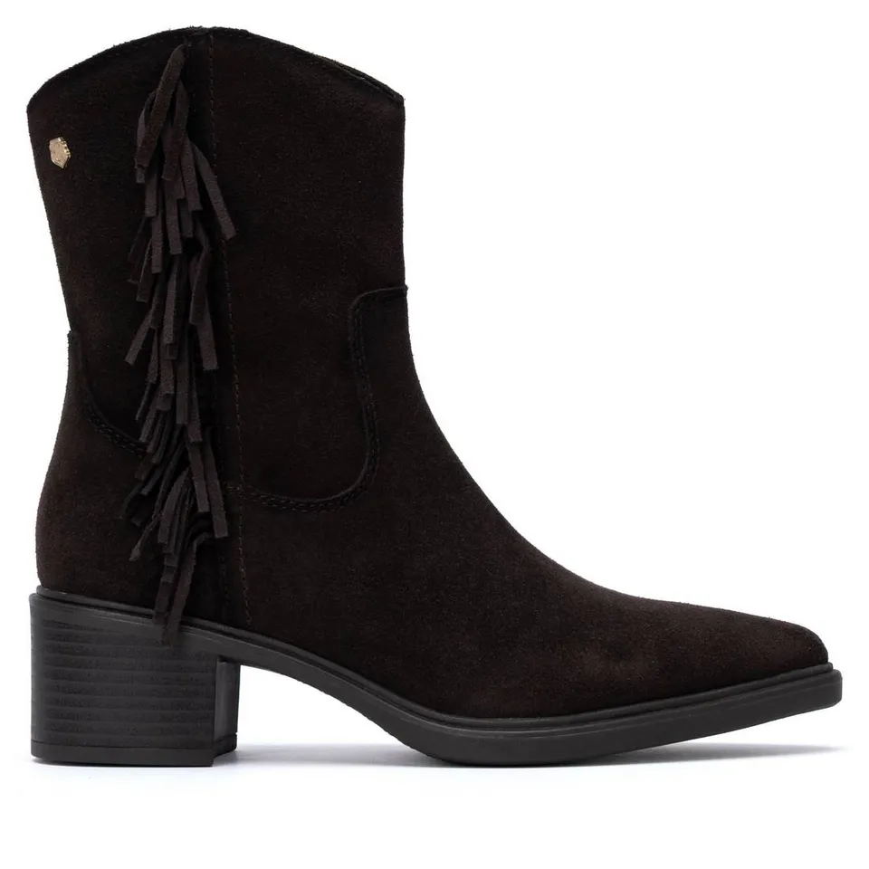 Carmela 16425202 bottines femme marron à franges