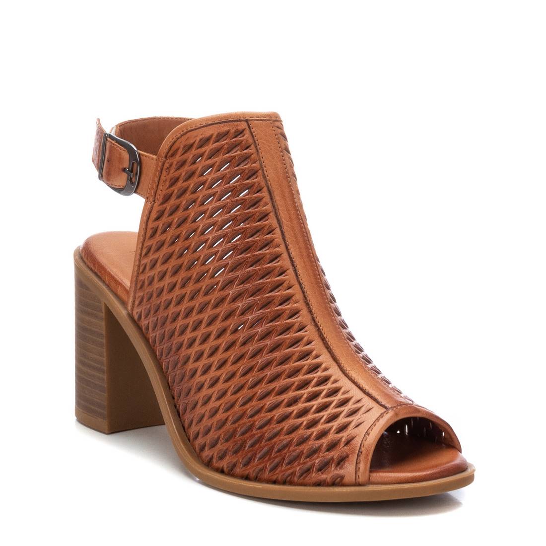 Carmela 16064201 sandale cuir marron 9cm