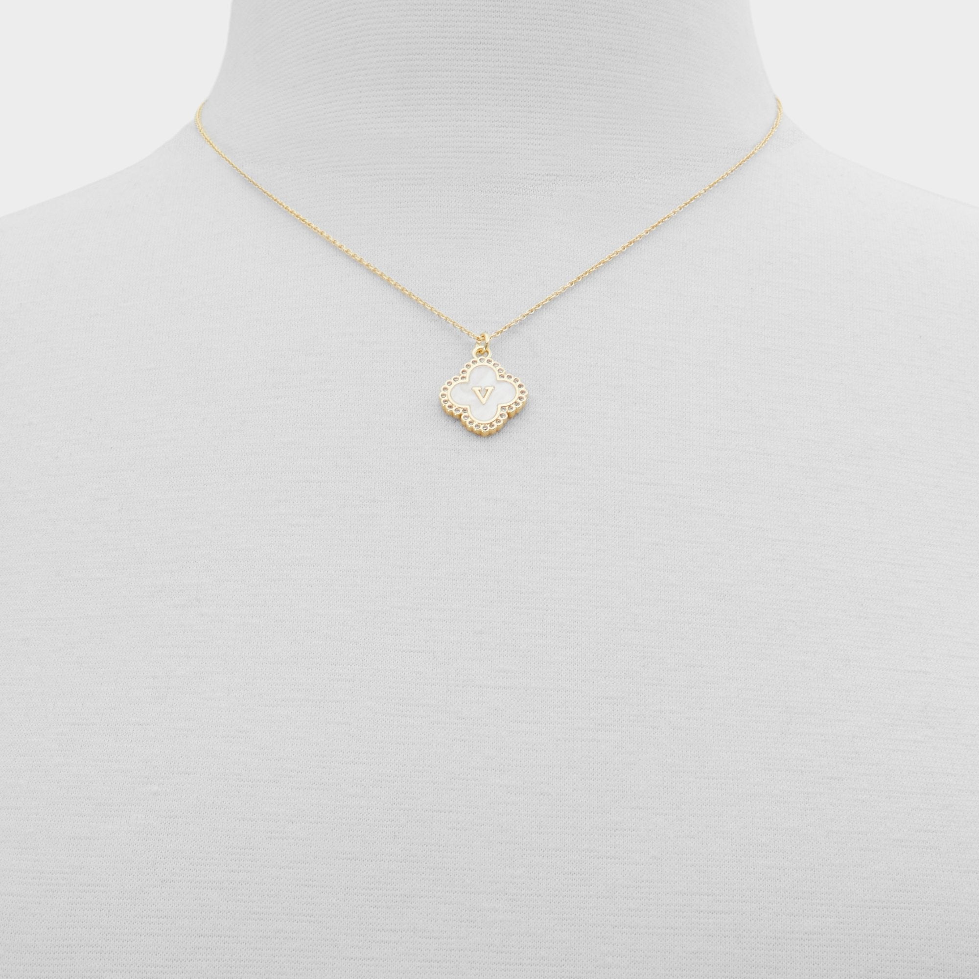ALDO Broisa collier floral zircon pendentif