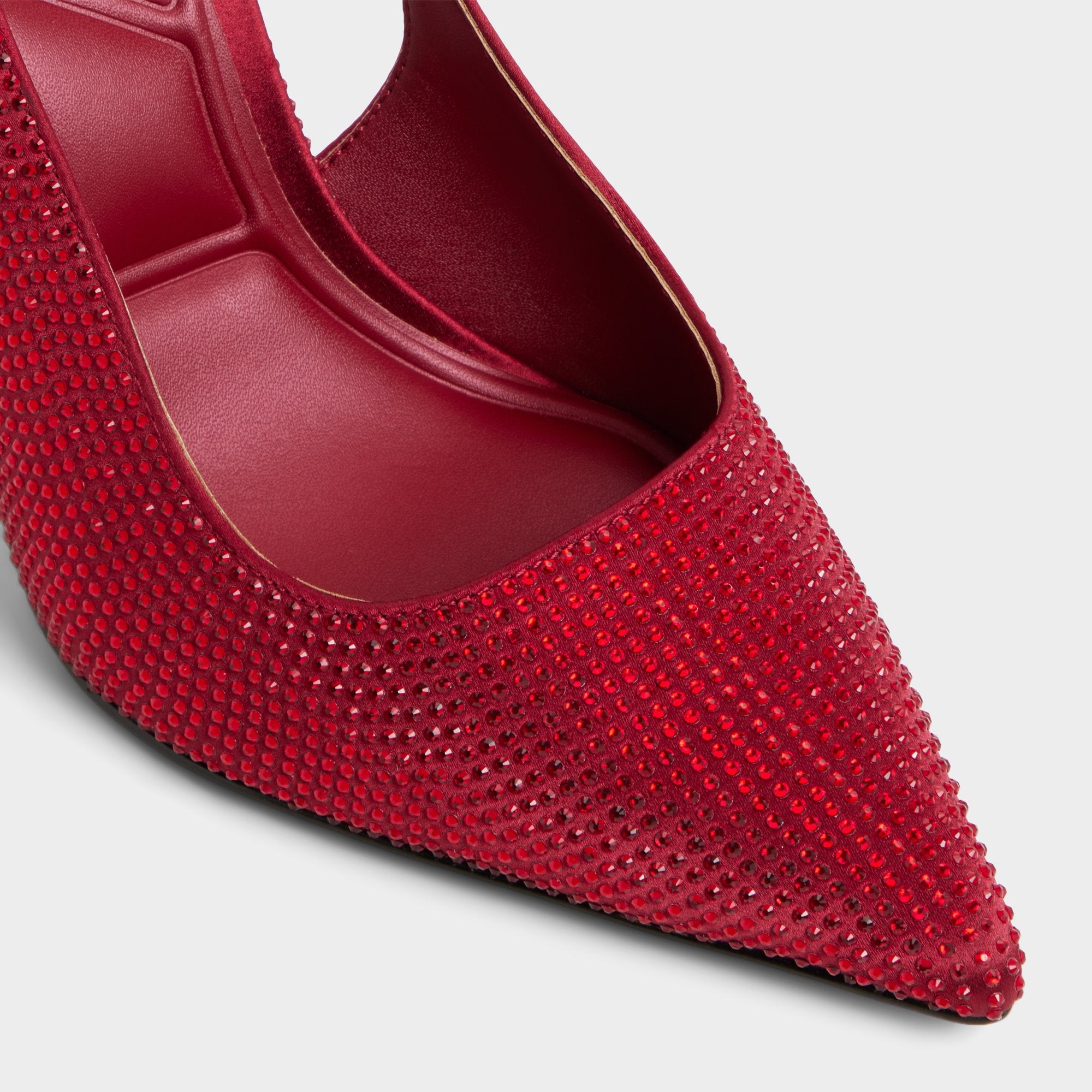 ALDO Lovebloom sandales slingback satin rouge