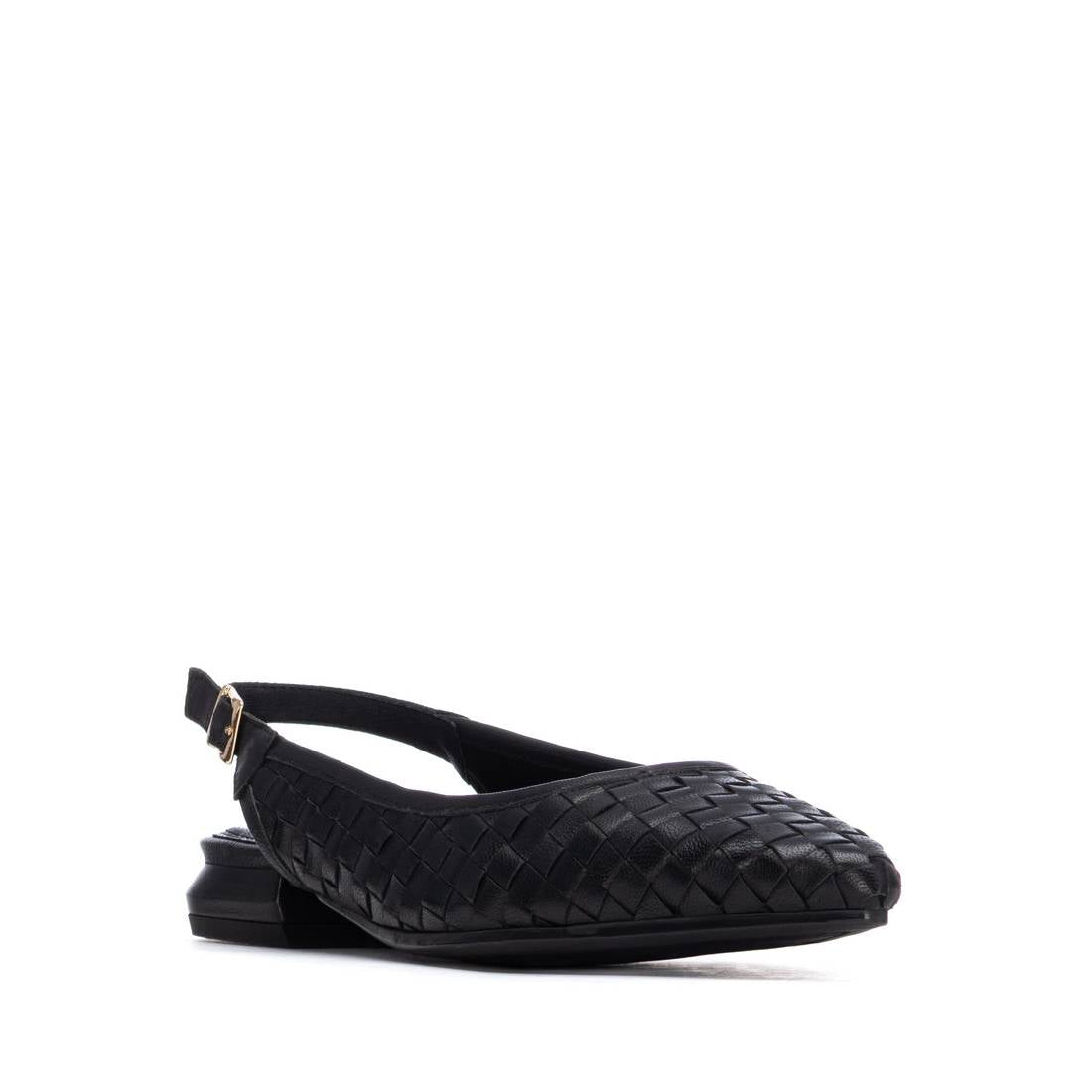 Carmela 16317604 sandale cuir noir petit talon