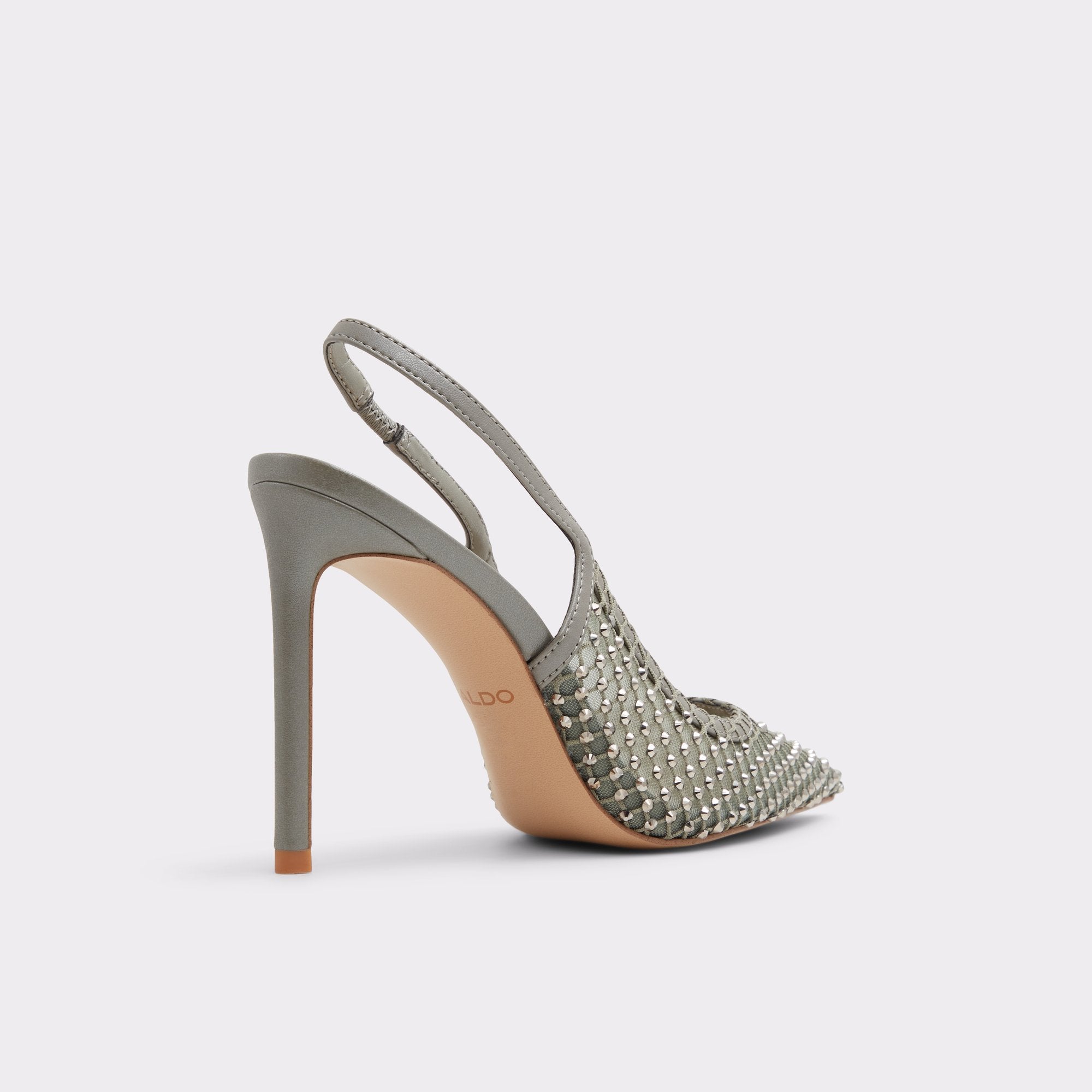 Aldo Marciana escarpins bride arrière strass verts